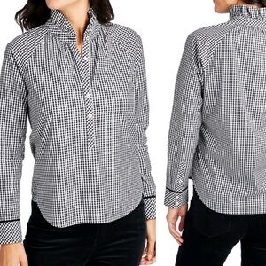Vineyard Vines Gingham Ruffle Tunic size 4 EUC